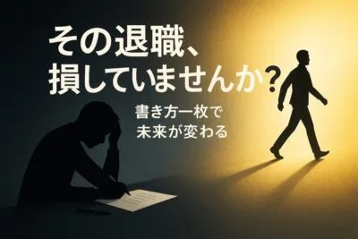 退職届の書き方完全ガイド【2025年版】テンプレート・会社都合の知識まで網羅
